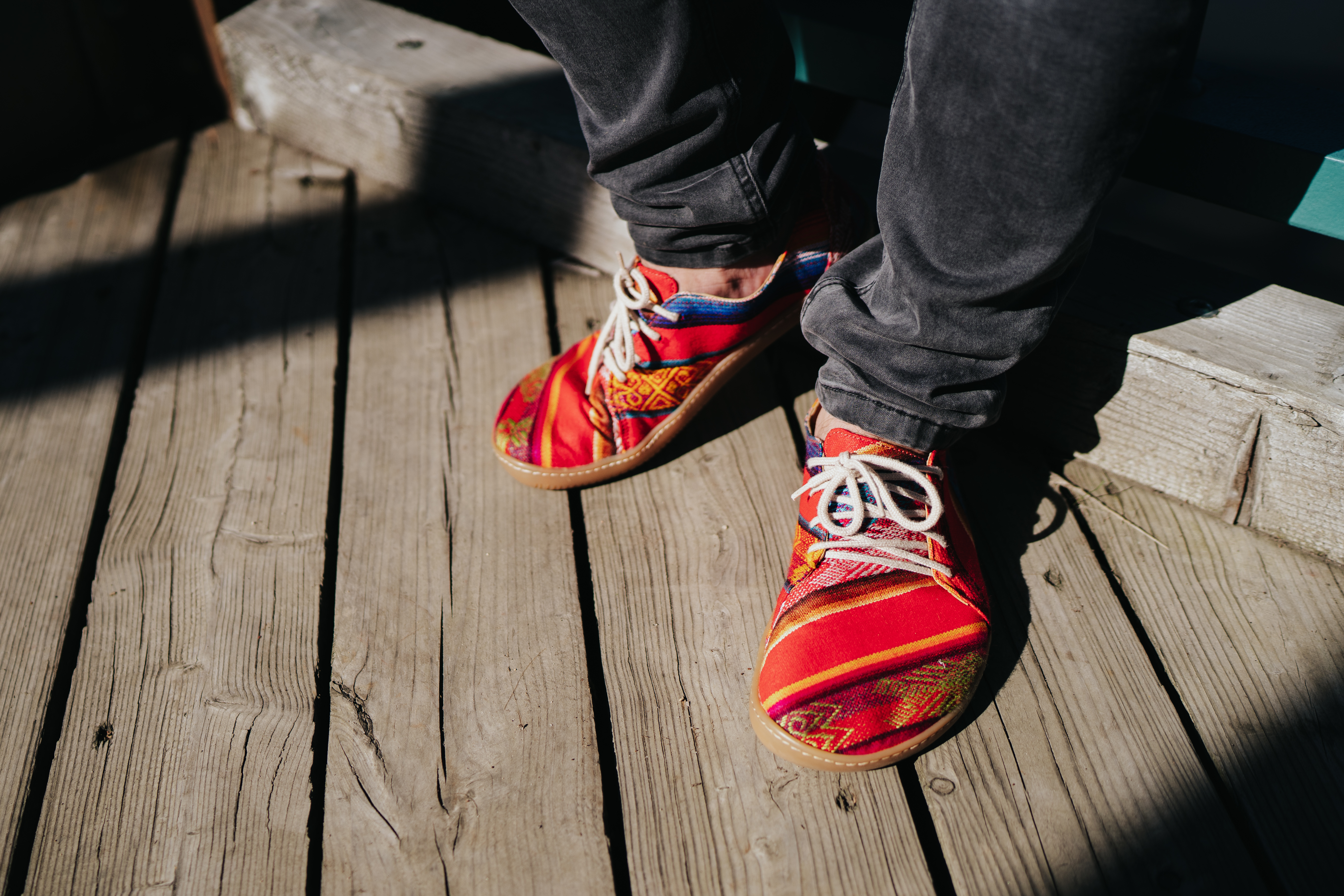 The first generation of INCA barefoot shoes